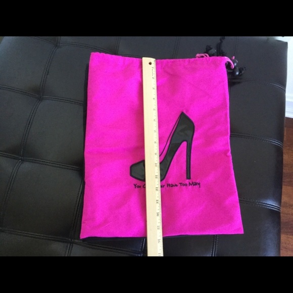 6 Miamica Embroidery Travel/Storage Shoes Dust Bag - Picture 9 of 13